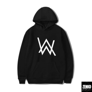 Áo Hoodie Nỉ Nam Thu Đông Họa Tiết Chữ W MEN TOP 187 B (Đen)